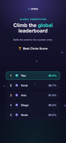 Orbee: Draw a Perfect Circle screenshot