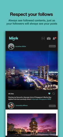 Klick - photo community screenshot