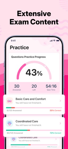 NCLEX RN & PN Exam Prep 2026 iPhone screenshot