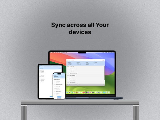 Timekeeper - Time calculator iPad screenshot 6 - Productivity app
