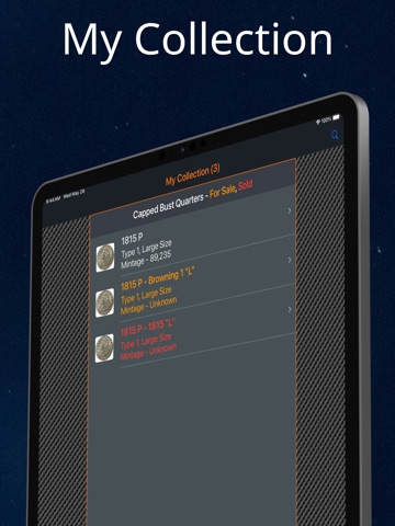 Capped Bust Quarter iPad screenshot