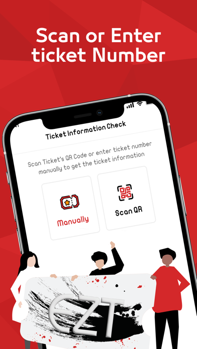 EZTickets scanner Screenshot