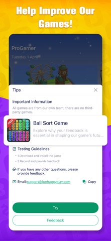 ProGamer - Play & Feedback Screenshot 2 of 4