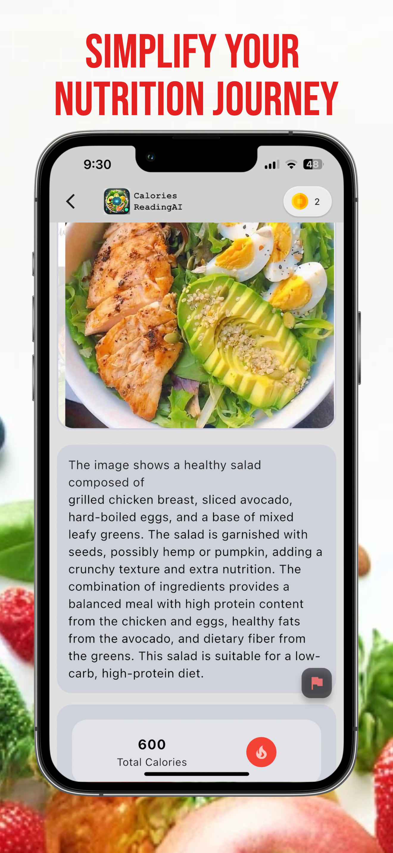 Calories Reading AI -Dietitian screenshot 4