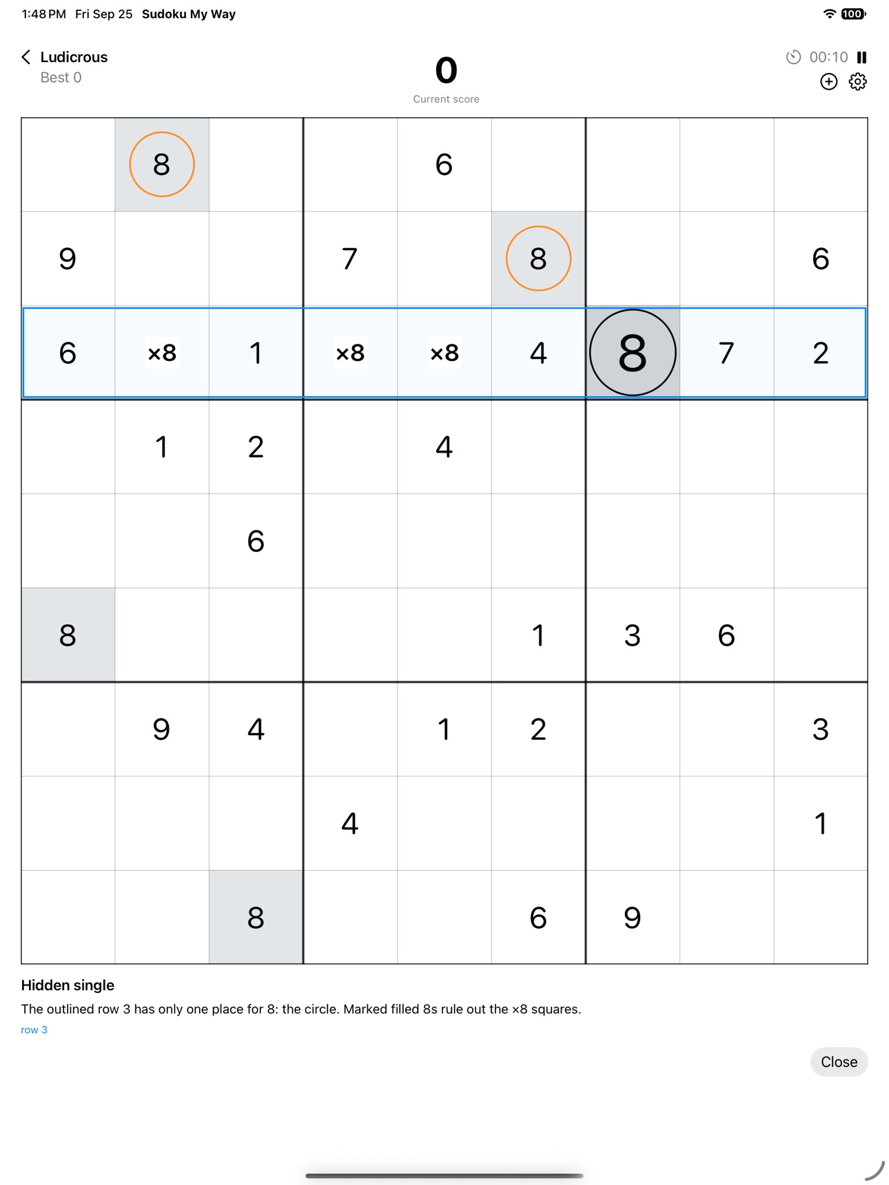 Screenshot 4 of Sudoku My Way