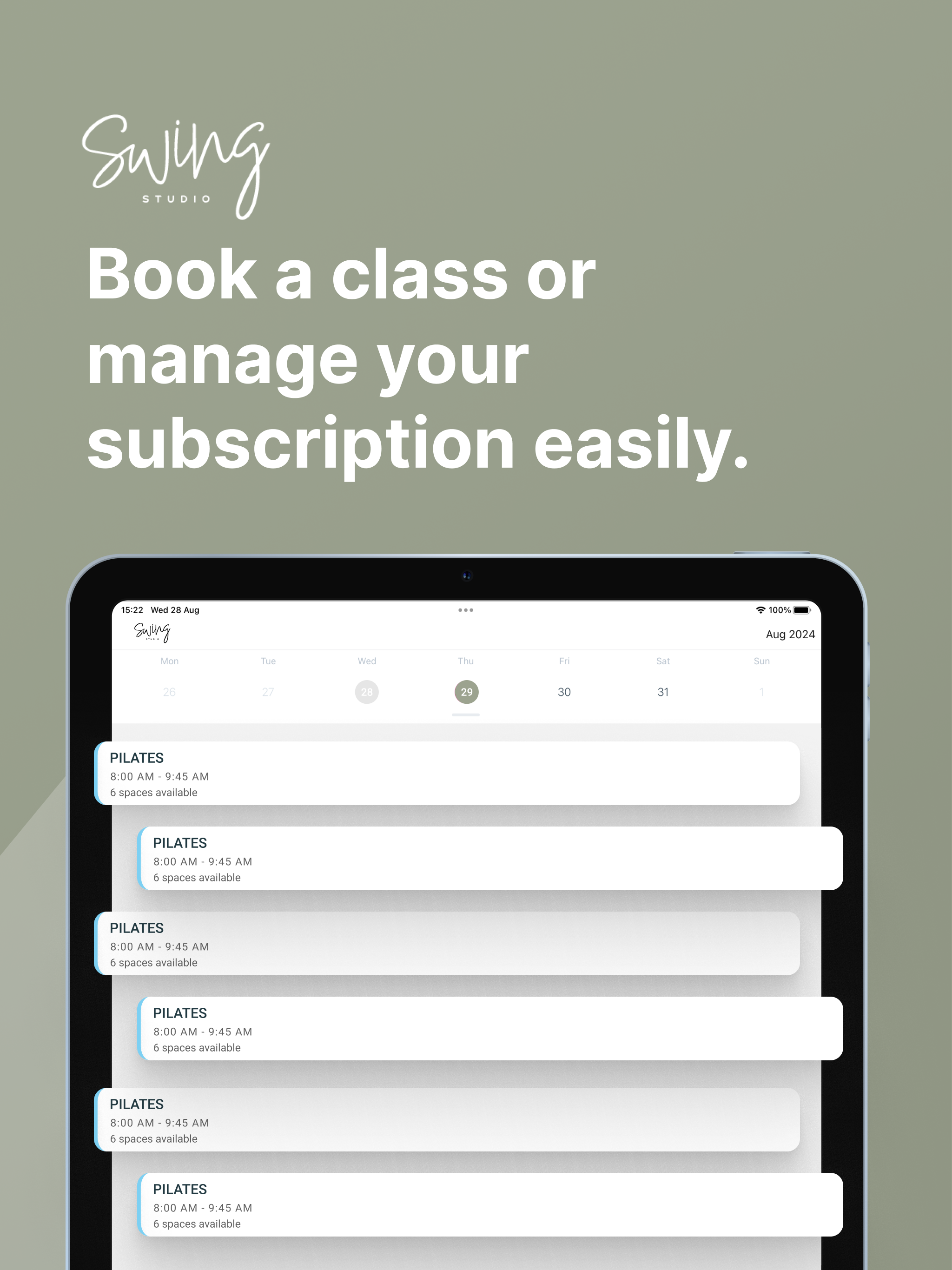 Swing Studio App
