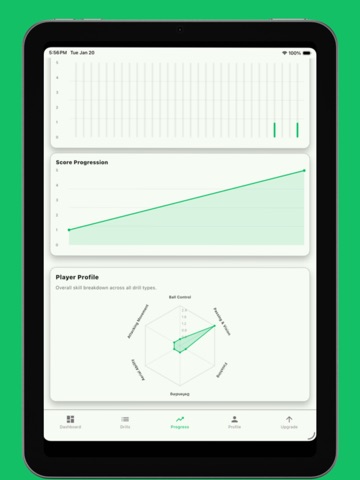 OutfieldTrainer iPad screenshot