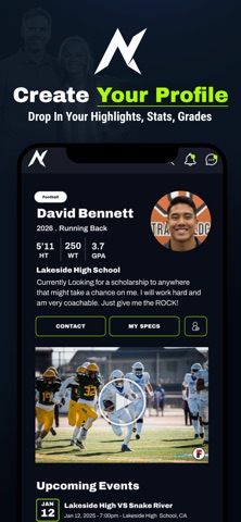 Athlete Narrative Screenshot 2 of 4