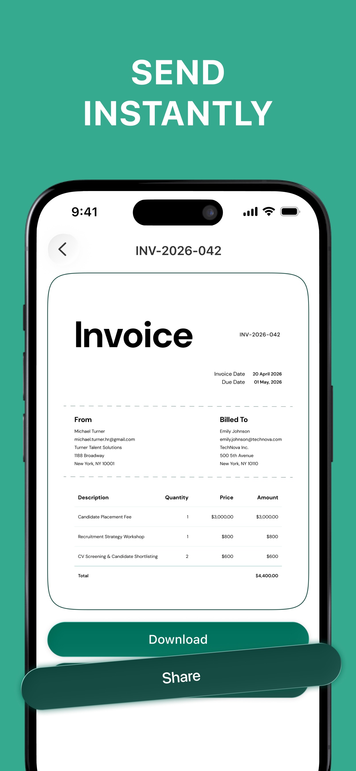 Screenshot 5 of Invoice Maker‧‧