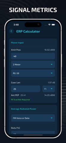 Ham Radio Tools. Screenshot 2 of 5