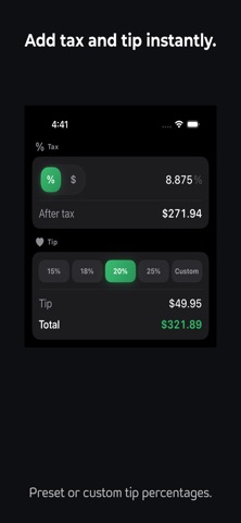Chop: The fast bill splitter screenshot