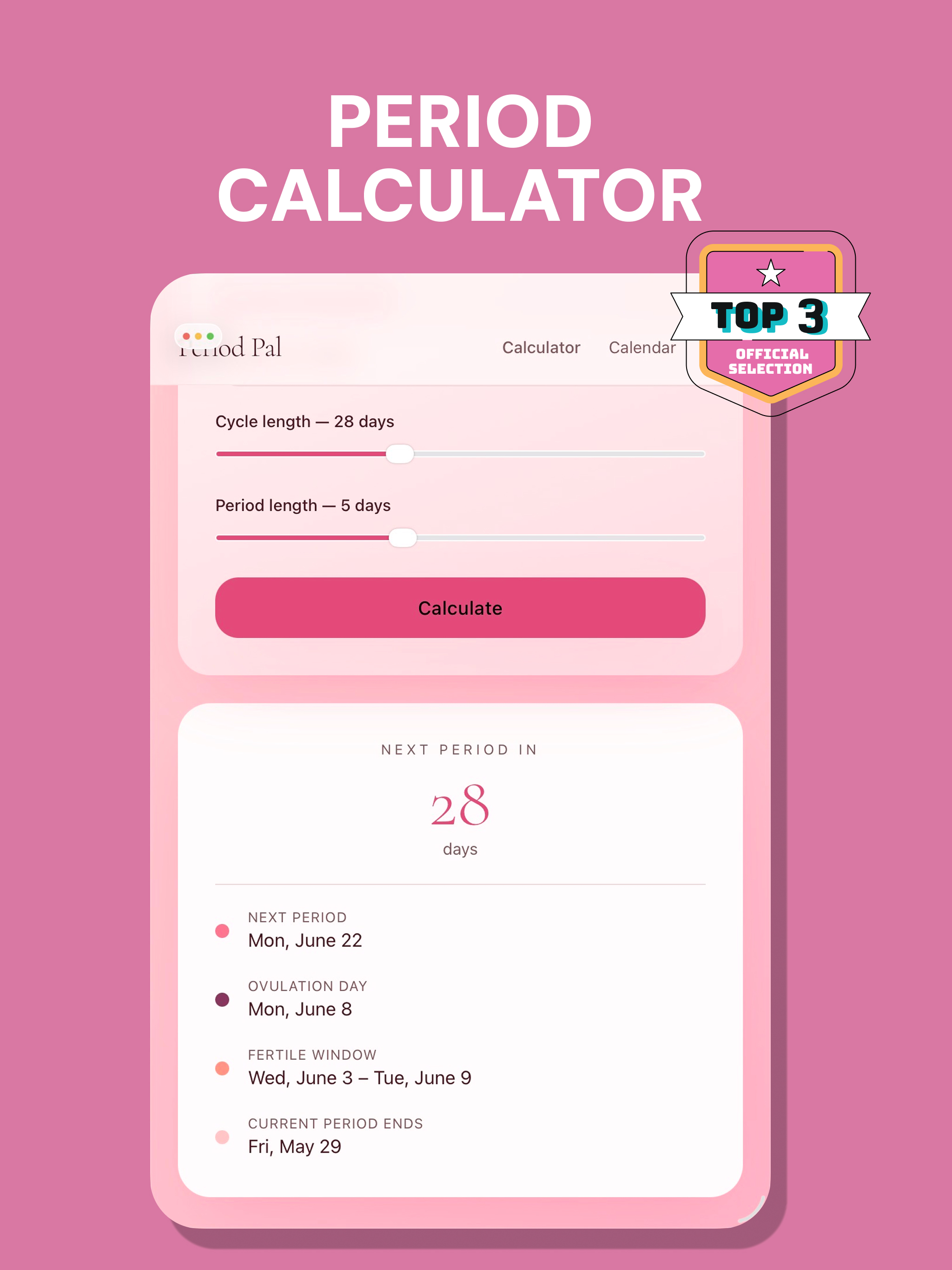 Pal: Period Cycle Tracker
