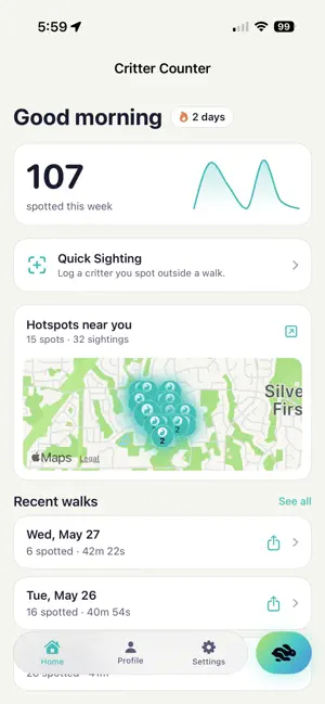 Critter-Counter screenshot 1