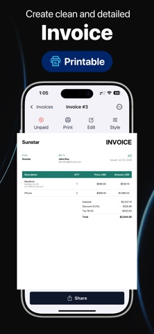 Invoice Maker: Easy Receipts ‧ screenshot