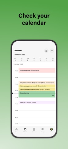 Mywellness for Professionals iPhone screenshot