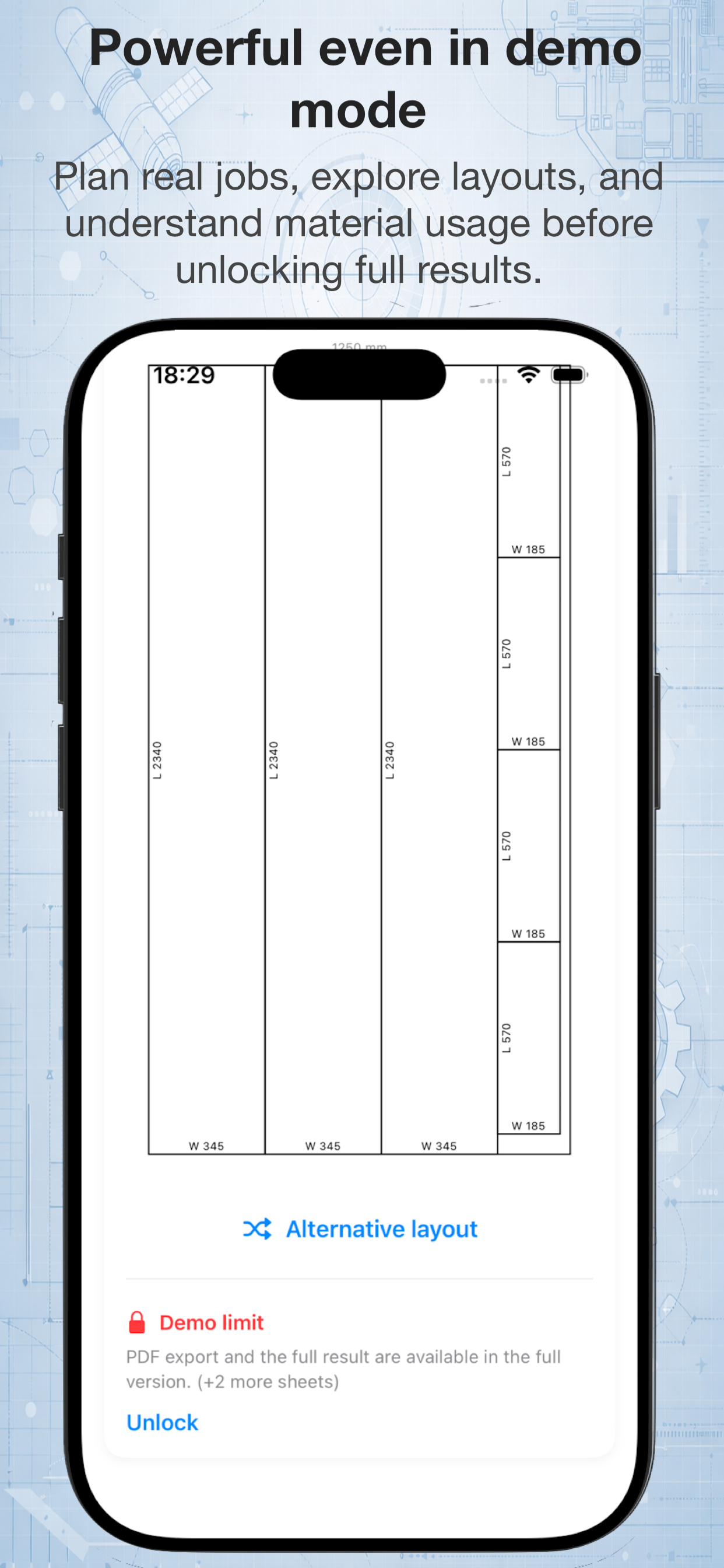 RollCut  Metal Cut Calculator