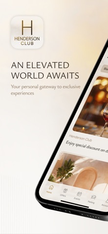 Henderson Club app screenshot