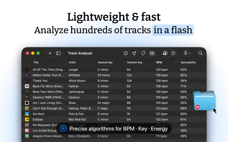 Track Analyzer - Analyze audio iPhone screenshot