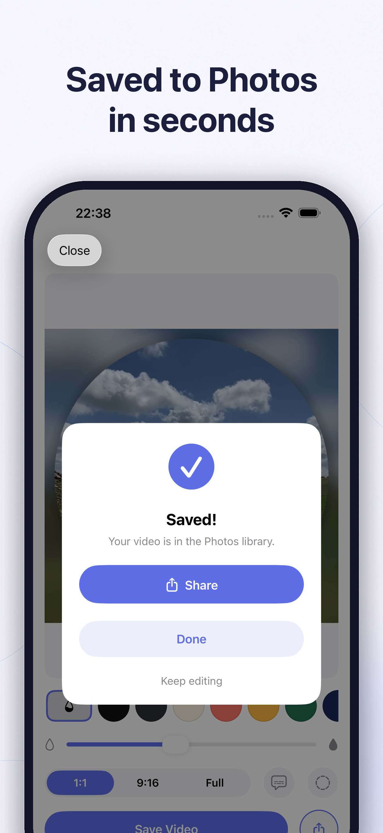Rondo - Round Video Editor screenshot 5