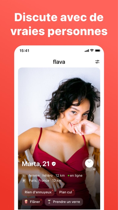 Screenshot #2 pour Flava: App de Rencontre