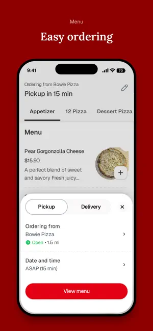 Bowie Pizza Restaurant screenshot 3