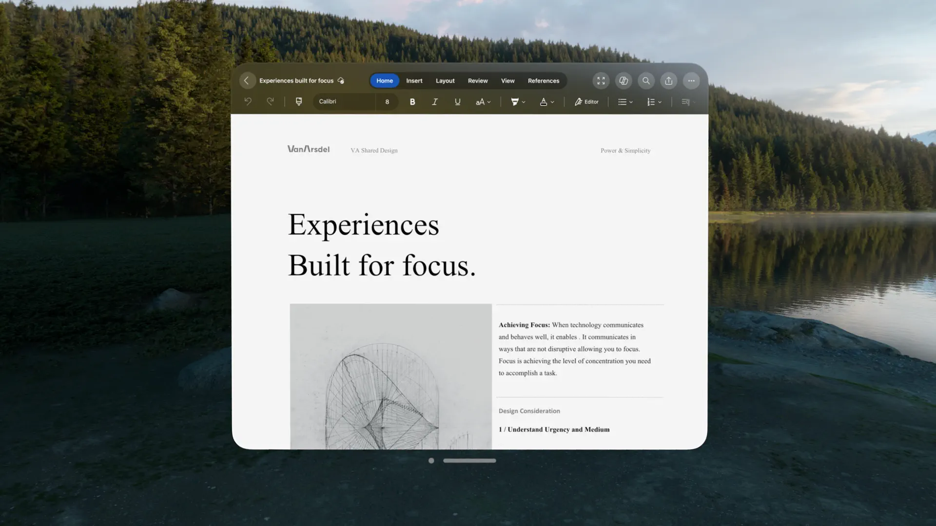 Microsoft Word screenshot