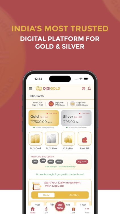 DIGIGOLD | Buy, Sell, SIP