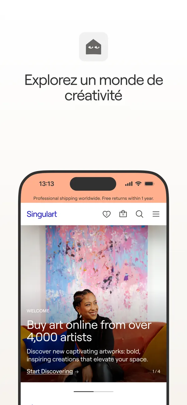 Screenshot #2 pour Singulart: Buy Original Art