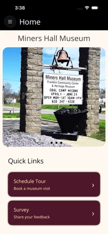 Miners Hall Museum screenshot
