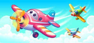 Helicopter Airplane Games Kids iPhone screenshot