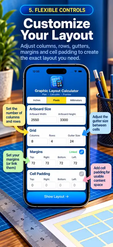 Graphic Layout Calculator screenshot 5 of 6