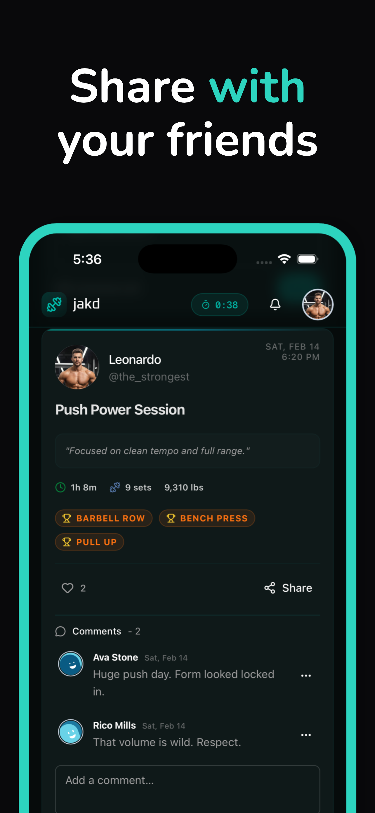 Jakd: Workout Tracker screenshot 6
