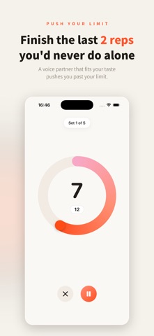 Rep Counter: Voice Workout Screenshot 2 of 9