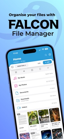 Falcon File Manager Screenshot 1 of 7