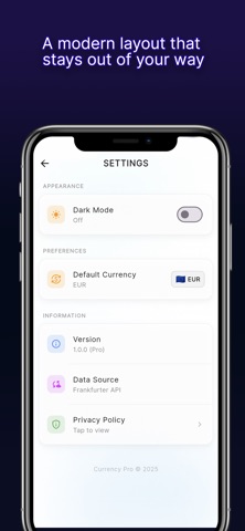 CurrencyPro Converter screenshot