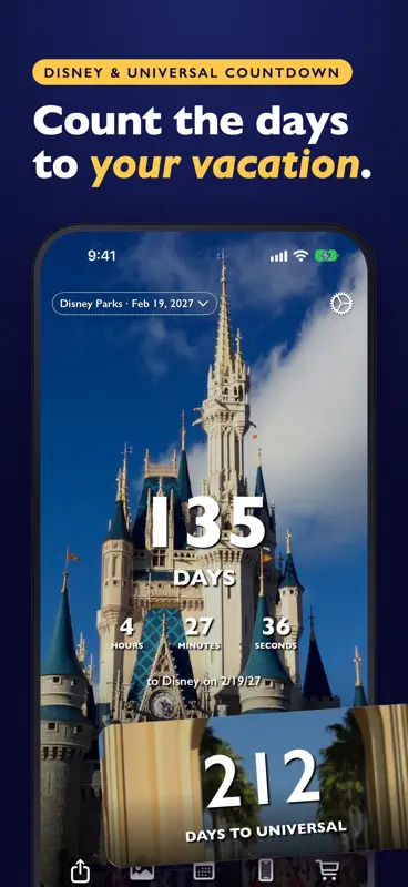 Countdown for Disney World screenshot 1 of 8