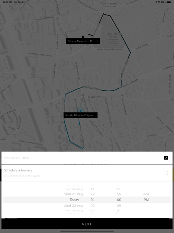 BlackCab iPad screenshot 4 - Travel app