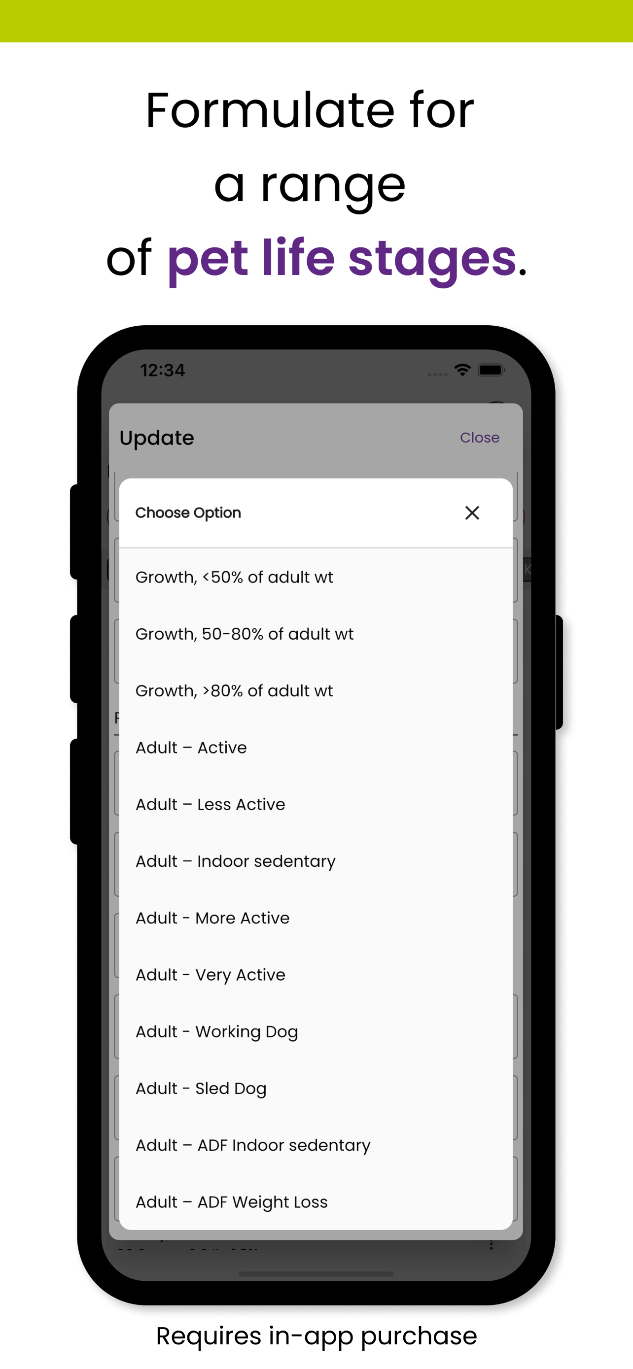 Animal Diet Formulator App