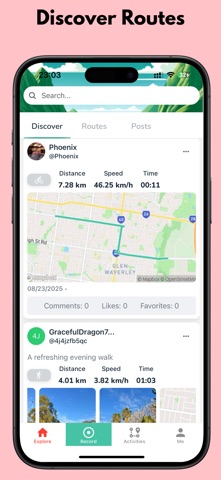 Bask Venture: Run, Bike, Hike screenshot