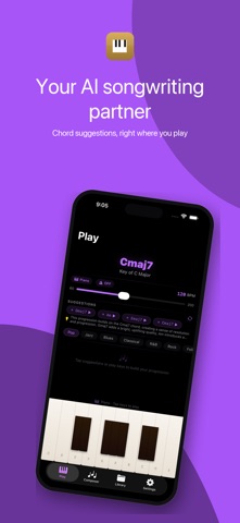 ChordWeave - AI Composer iPhone screenshot