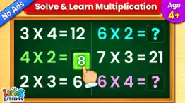 How to cancel & delete multiplication math for kids 1