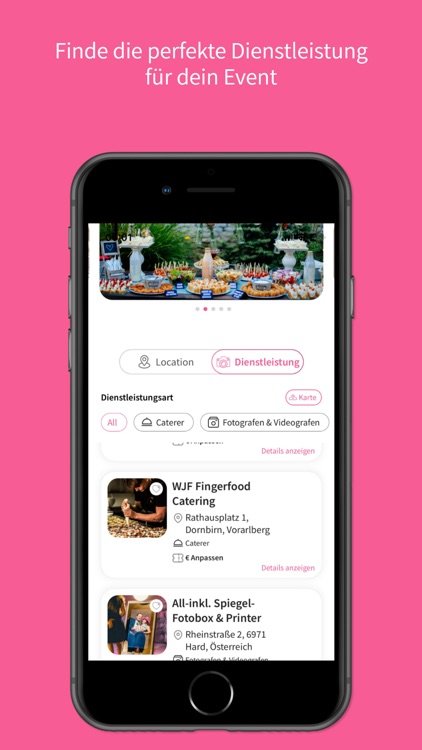 Wenue: Buchen & Feiern