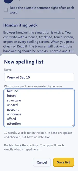 SpellInk screenshot 4