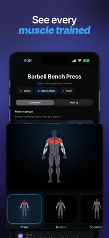 LiftBook: Gym Workout Tracker Screenshot 3 of 6