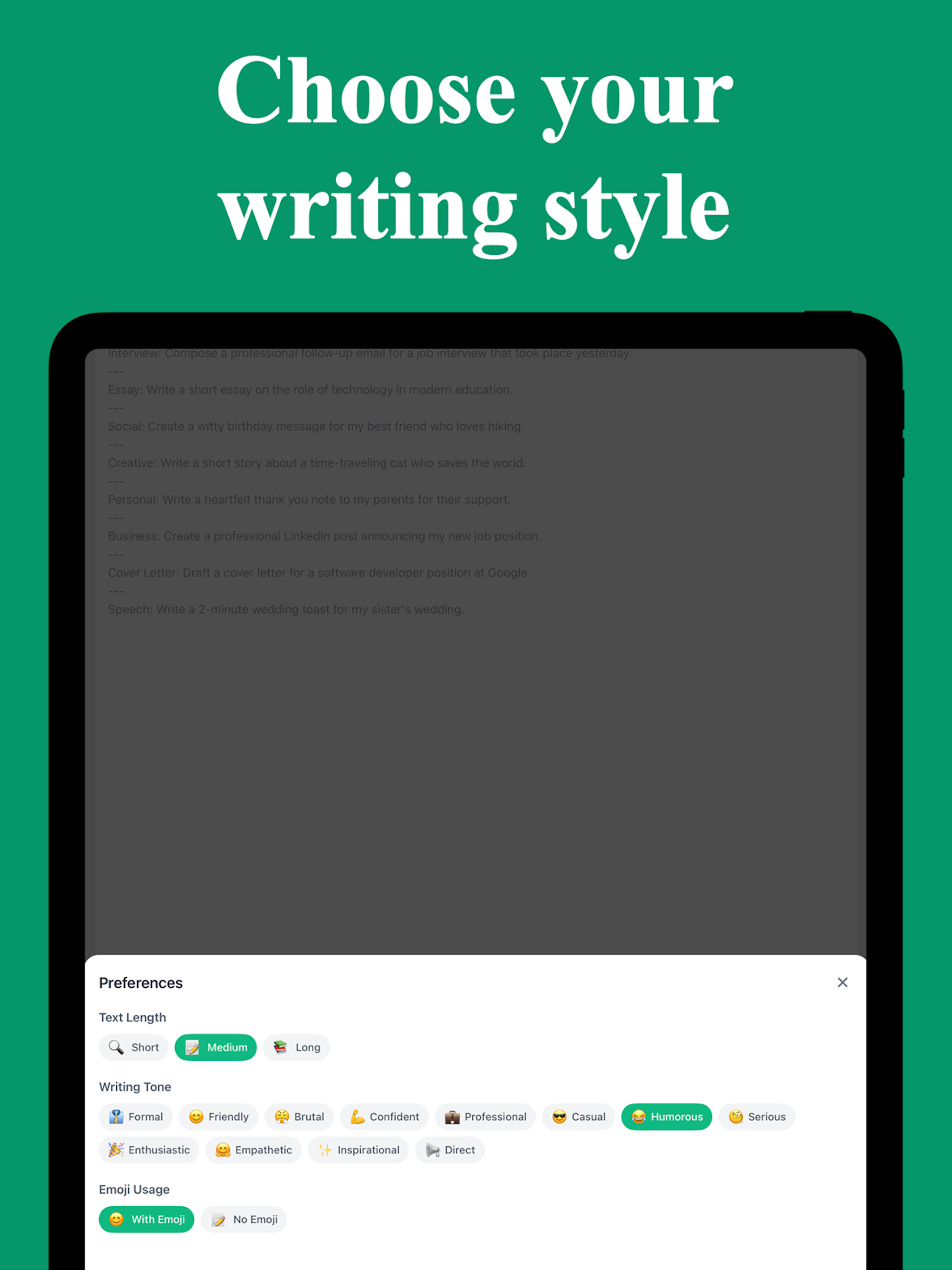 Writo - AI Writer