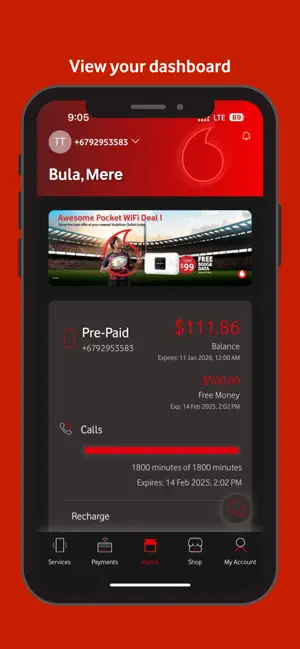 My Vodafone Fiji screenshot 4