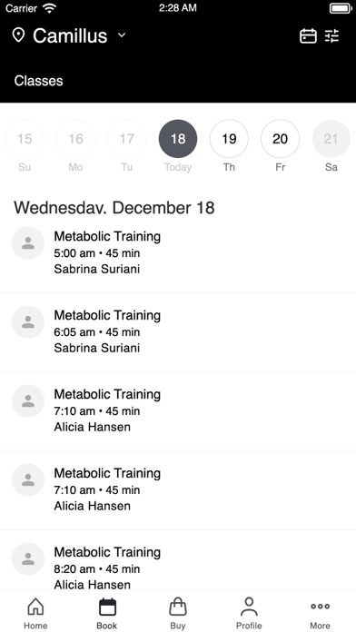 Metabolic Fitness Screenshot