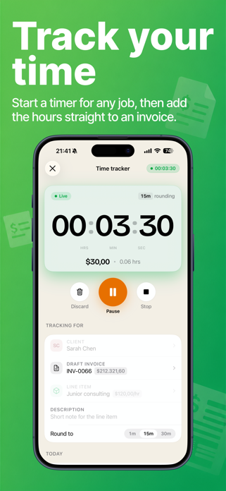 Simple Invoice Maker: Swiftly Screenshot 5 of 7