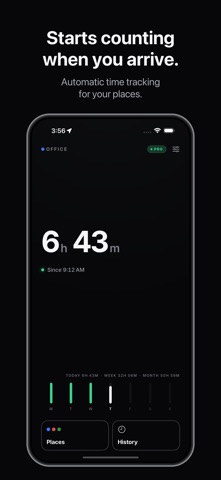 PlaceClock: GPS Time Tracker Screenshot 1 of 5