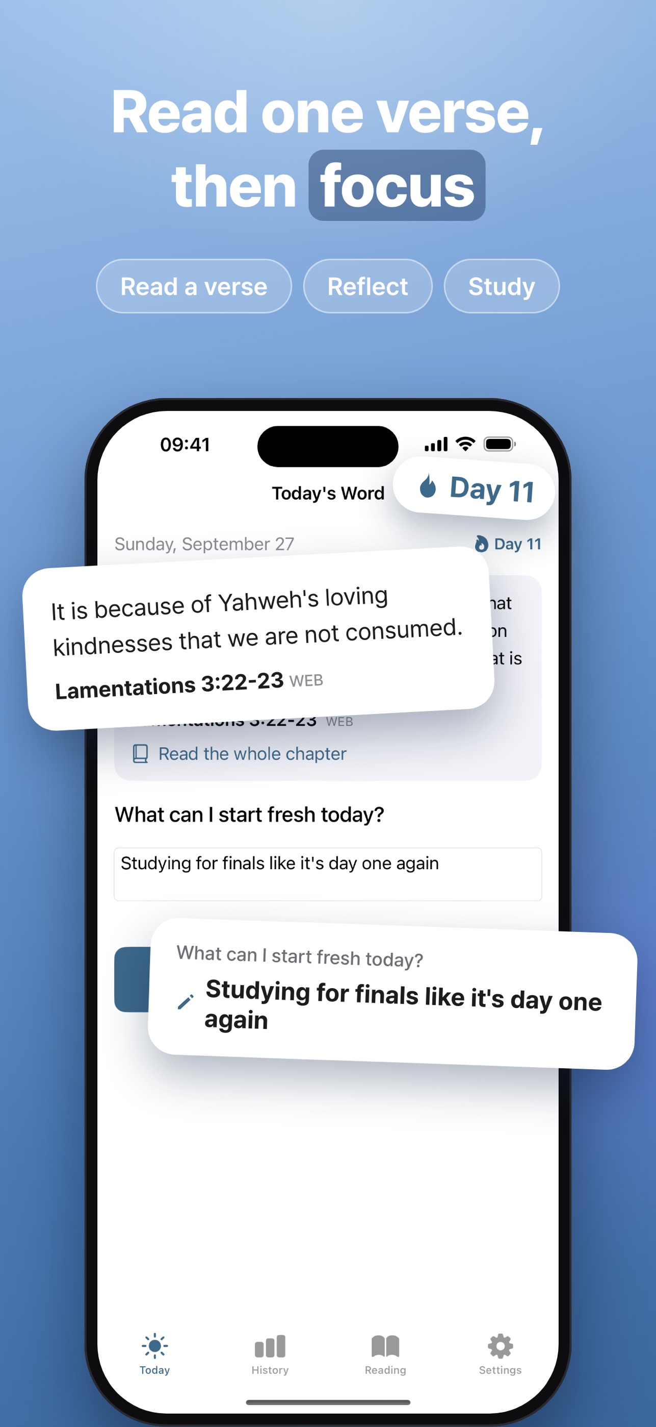 Screenshot 1 of QT - Bible & Study Timer